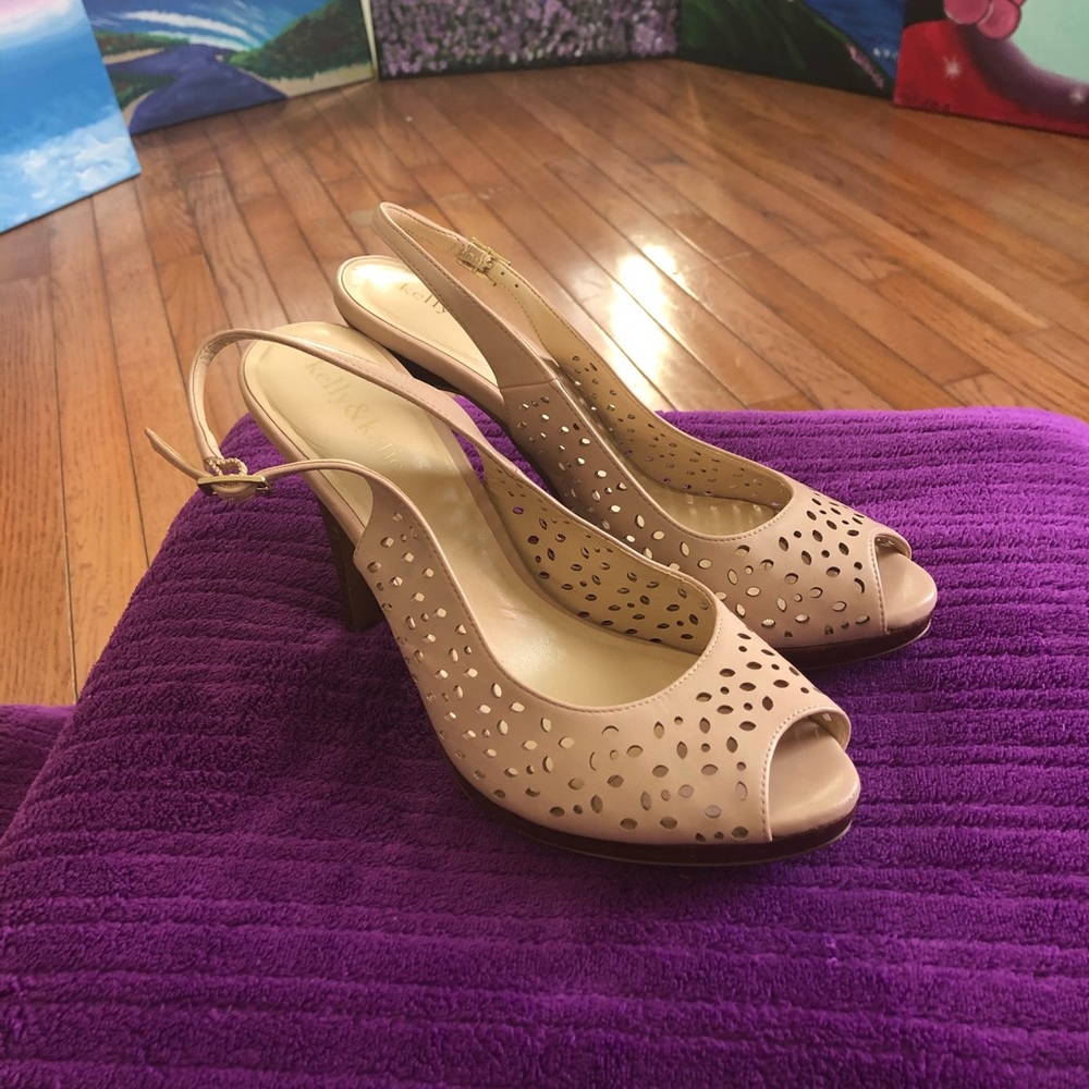 Kelly & Katie sling back heels!